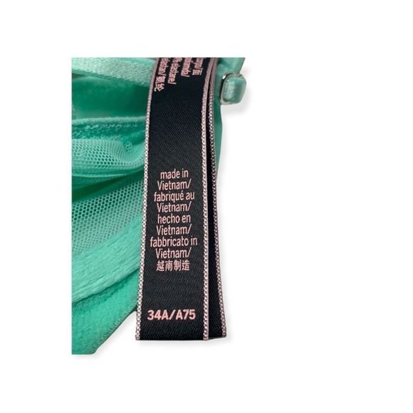 Victoria’s Sectet Sz 34A Teal Sheer Bra NWT - Picture 6 of 6
